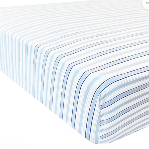 Martha Blue Crib Sheet