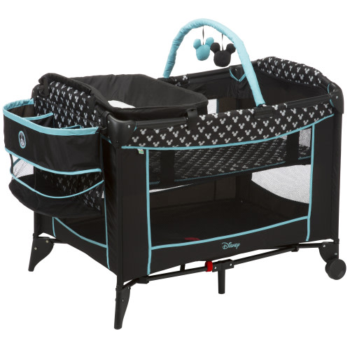 Disney Baby Mickey Shadow Sweet Wonder Bassinet Play Yard Playpen