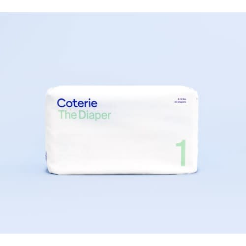 Coterie Ultra Soft Diapers, Monthly Supply - Newborn, 186 Count