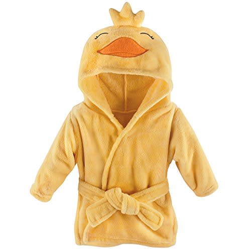 Hudson Baby Unisex Baby Plush Animal Face Bathrobe