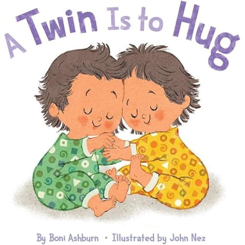 A Twin Is to Hug: A Board Book Board book – Illustrated, February 2, 2021
