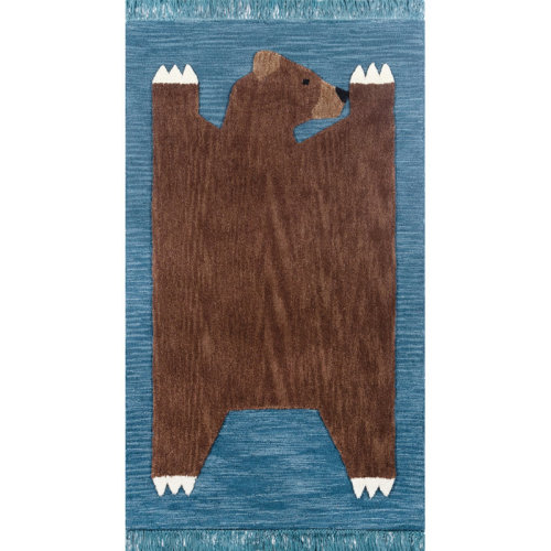 Birch Lane™ Colby Kids Navy Area Rug & Reviews | Wayfair