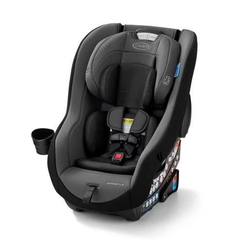 Graco Contender Slim Convertible Car Seat, West Point, Black