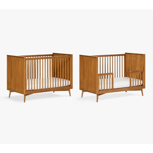 west elm x pbk Mid-Century Convertible Crib