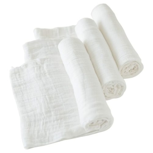 Muslin Swaddle Set, White