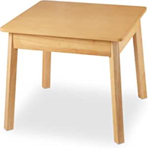Amazon.com: Melissa & Doug Wooden Square Table (Natural) : Everything Else