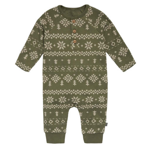 Baby Boys Green Fair Isle Waffle Romper – Gerber Childrenswear