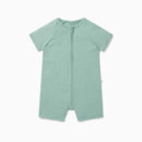 Ribbed Summer Zip Romper | Organic Baby Clothes | MORI US