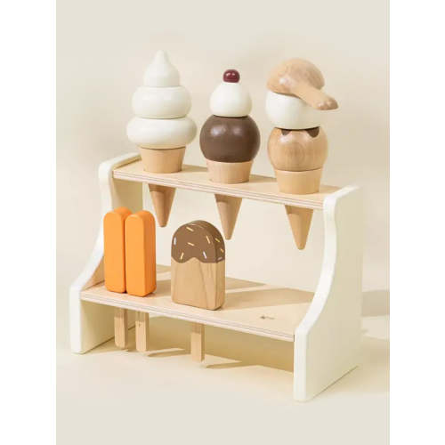 Wooden Ice Cream Stand