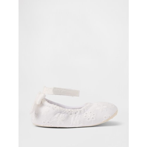 Baby Eyelet Flats