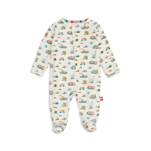 Dumps Like a Truck Magnetic Footie, 0-3M