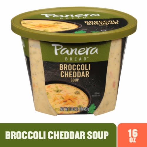 Panera Bread Ready-to-Heat Broccoli Cheddar Soup Cup, 16 oz