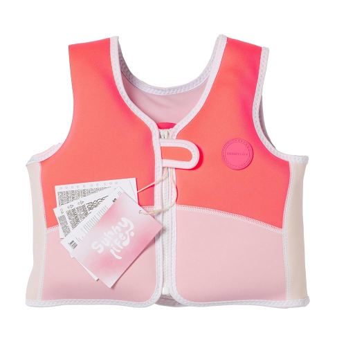 SUNNYLiFE Swim Vest - Constructed with Neoprene Plus a Secure Front Zip and Develop Water Confidence. | Toddler Swim Vest