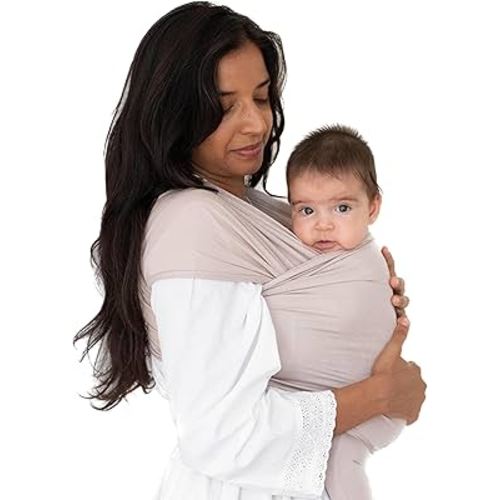 Solly Baby Wrap Carrier - Lightweight Baby Carrier - Newborn Baby Essentials - for Newborn, Infants and Baby 8-25 Lbs. Petal