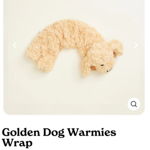 Microwavable Golden Dog Warmies Wrap | Warmies USA