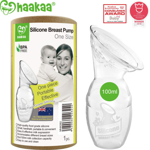 Haakaa Manual Breast Pump 4oz Gen. 1 | In His Hands