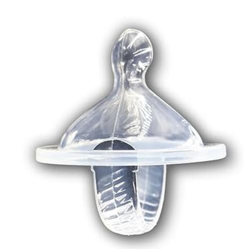 ThePacii™ Infant Pacifier. Natural BPA Free, 100% food grade silicone. Natural Design for proper oral development., Clear