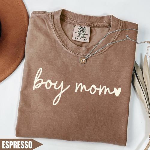 Boy Mom Comfort Colors Shirt Gift Boy Mom Shirt Mama Shirt New Mom Shirt Expecting Mom Gift Mom Shirts Gifts for Mom Boy Mom Gifts Tee