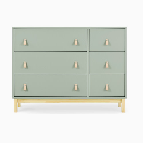 Delta Children babyGap Legacy 6 Drawer Dresser - Sage Green/Natural