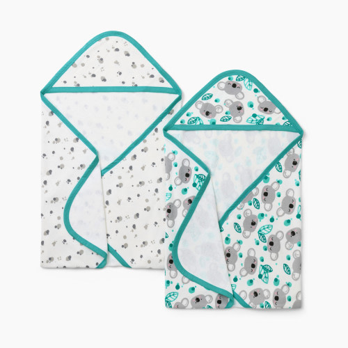 Small Story Organic Towels (2 Pack) - Koala Snuggles, 0-24