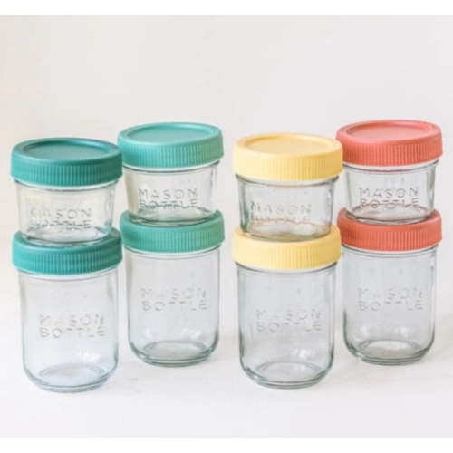 Breastmilk Storage Jar Set – Mason Bottle