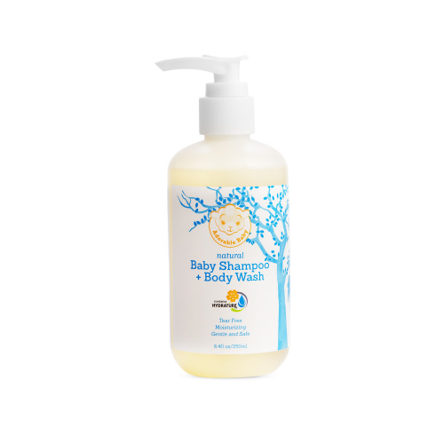 Adorable Baby Natural Shampoo & Bodywash, EWG VERIFIED™ for Safety, Contains Hydrature for Added Moisturization, 8.4 oz.