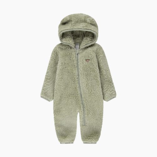 Huggies Sherpa Footed Snow Suit - Desert Sage, 3-6 M