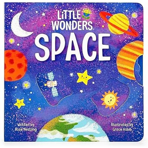 Little Wonders SPACE - Introduction to the Solar System: Multi-Activity Children's Board Book Including Flaps, Wheels, Tabs, and More