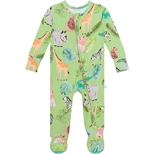 Posh Peanut Baby Rompers Pajamas - Newborn Sleepers Boy Clothes - Kids One Piece PJ - Soft Viscose from Bamboo 9-12 months