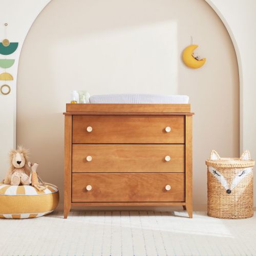 Babyletto Sprout 3-Drawer Narrow Dresser with Removable Topper (42")