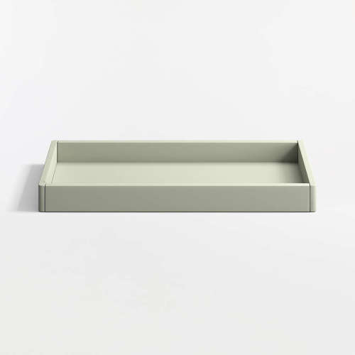 Finn Sage Green Wood Baby Changing Table Topper