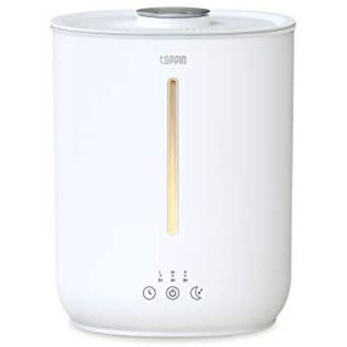 Humidifiers for Bedroom, TOPPIN Top Fill Cool Mist Humidifiers with Essential Oils, Easy to Clean, Silent Sleep Mode and Cozy Night Light, Perfect for Bedroom Baby Room Nursery, 2.8L Tank for 24 Hours