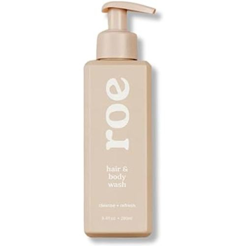 Roe Wellness- Toddler & Baby Body Wash & Shampoo Moisturizing Clean Ingredients | Suitable for Sensitive Skin, Fragrance-Free, Natural Vanilla Scent, Fresh Cleaning | 9.4 fl oz.
