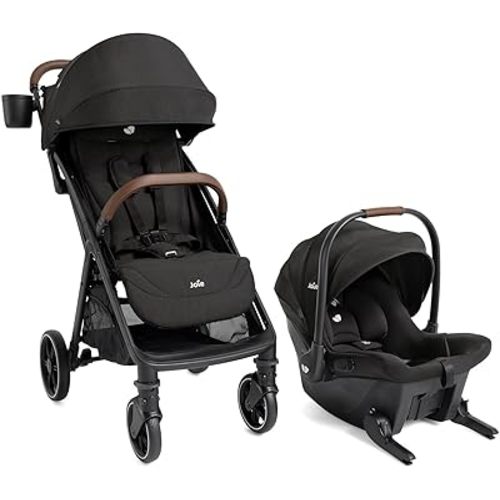 Joie Baby, Nutmeg Stroller & Mint Latch Car Seat, Travel System (Shale)