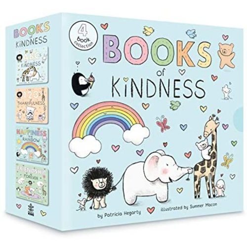 Books of Kindness: ABCs of Kindness; 123s of Thankfulness; Happiness Is a Rainbow; Friendship is Forever - 5 board books