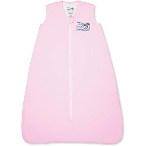 Baby Merlin's Magic Dream Sleep Sack - 100% Cotton Baby Wearable Blanket - Baby Sleep Sack 6-12 Months - Pink