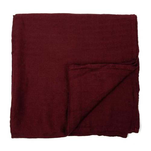Swaddle Blanket - Maroon