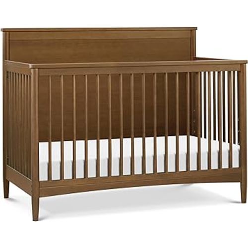 DaVinci Frem 4-in-1 Convertible Crib in Walnut, GREENGUARD Gold Certified