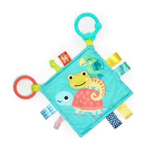 Bright Starts Fuzzy Feelies Soothing Blankie | Baby Bunting AU