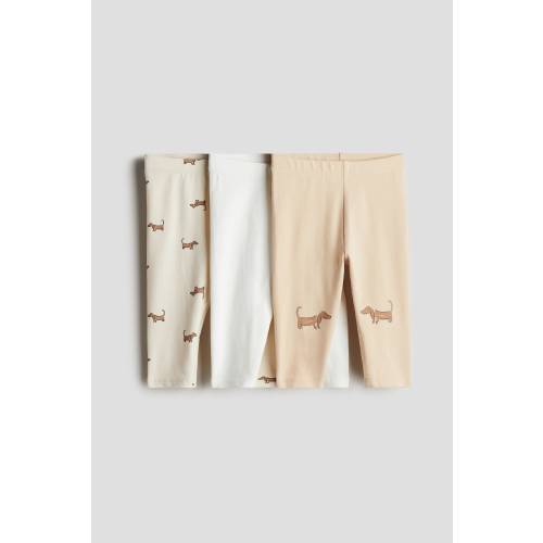 3-PACK COTTON JERSEY LEGGINGS