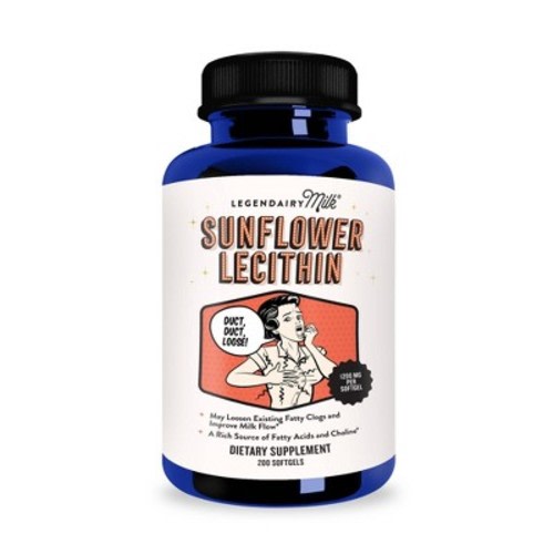 Legendairy Milk Organic Sunflower Lecithin - Organic Sunflower Lecithin, Size: 200ct