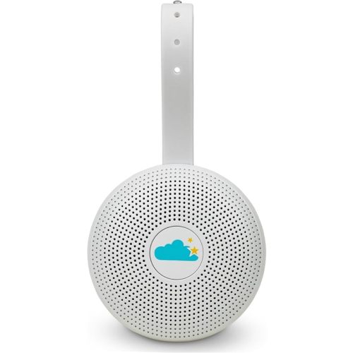 Yogasleep Hushh+ Portable White Noise Machine for Baby, 20 Soothing Natural Sounds, Wireless Charging & Speaker, Compact Size, Noise Canceling for Better Sleep, Privacy & Nursery Must Have