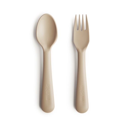 Fork and Spoon Set (Vanilla) – mushie