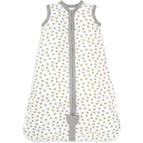 Burt's Bees Baby Beekeeper Wearable Blanket, Organic Cotton Swaddle 0.5 or 1.5 TOG, Newborn Essentials Shower Gift