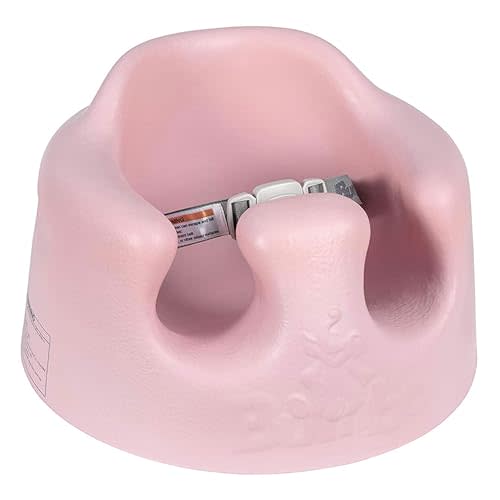 Bumbo Baby Floor Seat, Portable Sit Up Activity and Eating Chair, Cradle Pink