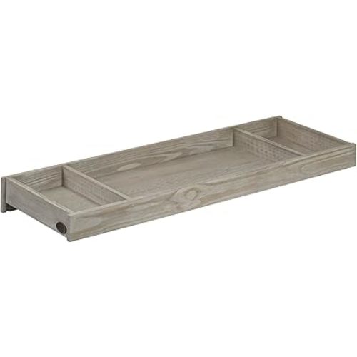 Soho Baby 47065560 Hanover Premium Changing Topper for 6-Drawer Dresser, Wire Brush Oak Gray Finish