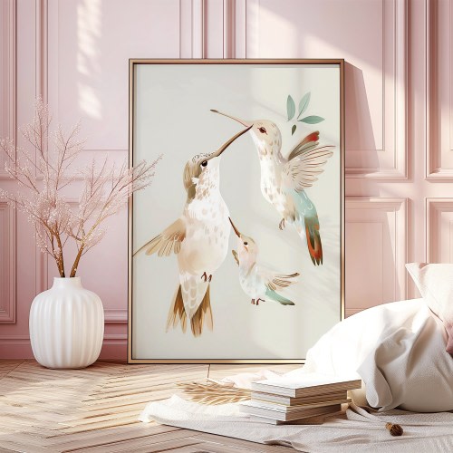 Hummingbirds PRINTABLE Nursery Art, Nursery Decor, Neutral Nursery, Nursery Wall Art, Vintage Wall Art, Nursery Art Gift, Hummingbird Art