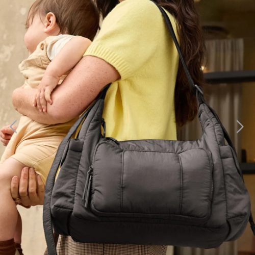 Crossbody Diaper Bag in Black | CALPAK