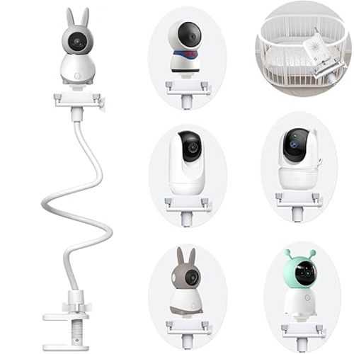 Baby Camera Mount Stand Compatible with BOIFUN/Momcozy /ieGeek//Comfyer-BM01/TECGUUD Baby Monitor Flexible Baby Monitor Holder Shelf Baby Camera Stand More Safety(33.75 inch/Camera Not Included)