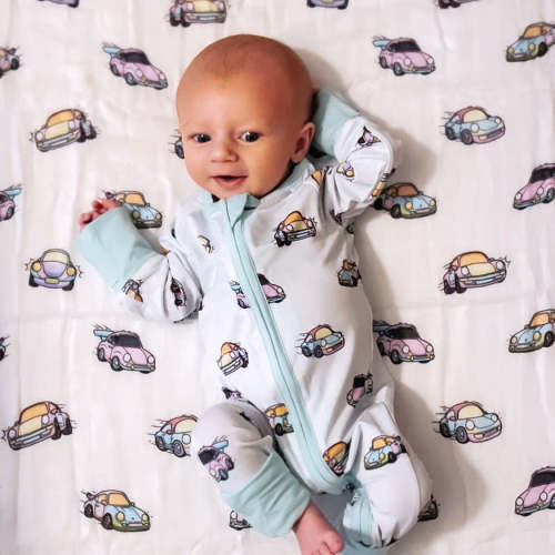 AIR-COOLED DREAMER ZIPPER PAJAMAS – Gearhead Kids